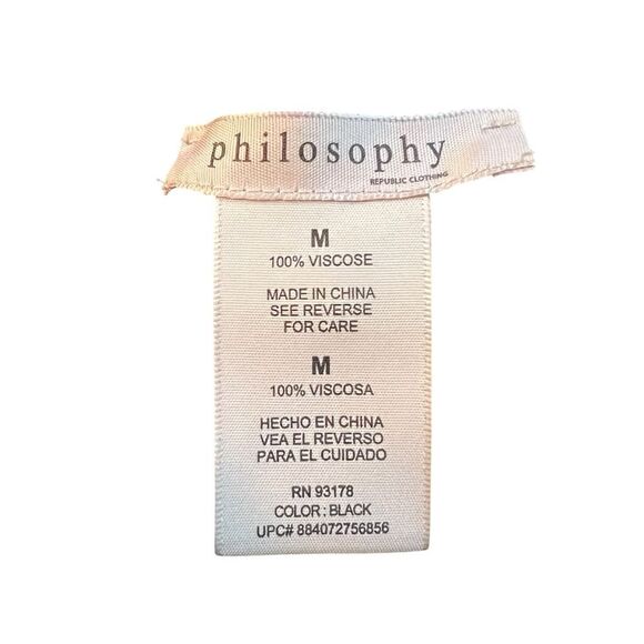 3 for $30! Philosophy black knit open cardigan - Picture 3 of 7